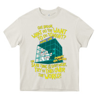 Cream Pinky and the Brain The World Heavy Core Tee - maiPhamDesign