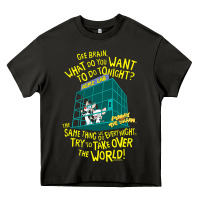 Asphalt Pinky and the Brain The World Heavy Core Tee - maiPhamDesign