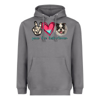 Storm Peace Love Boston Terrier Heavyweight Hoodie - Jasminsmagicworld