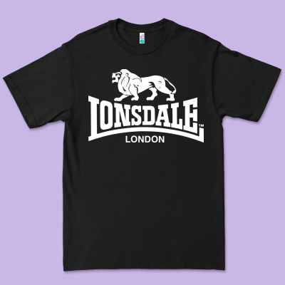 Lonsdale Classic Logo Lion Premium Tee Designed By Designpulse