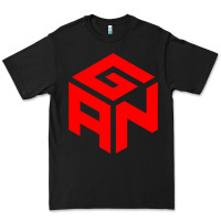 Black GAN CUBE TIME Premium Tee - DesignPulse