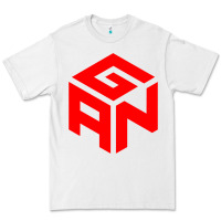 White GAN CUBE TIME Premium Tee - DesignPulse