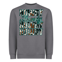Storm Howdy Cowhide Turquoise Heavyweight Sweatshirt - Jasminsmagicworld