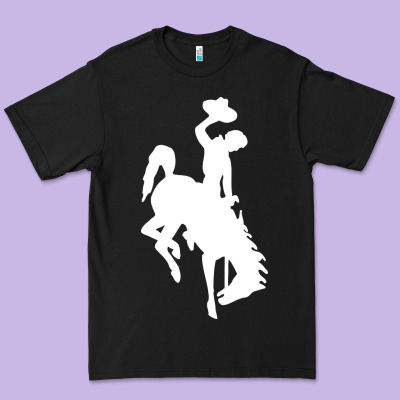 Wyoming Cowboys Premium Tee Designed By Designpulse