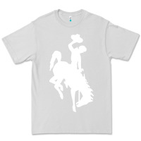 Dove Grey wyoming cowboys Premium Tee - DesignPulse