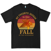 Black feminist my favorite season is fall patriarchy retro vintage long slee Premium Tee - DesignPulse