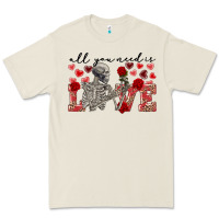 Bone skeleton all you need is love Premium Tee - FaDigitalArtStudio