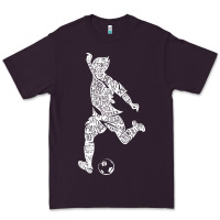 Plum soccer player ball Premium Tee - DesignPulse