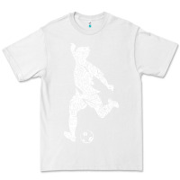 White soccer player ball Premium Tee - DesignPulse