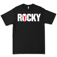 Black boxer r o c k y Premium Tee - DesignPulse