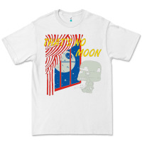 White that's no moon Premium Tee - DesignPulse
