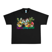 Black Peace Love Summer Urban Heavy Tee - CowhideDigitalArt