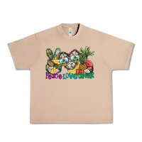 Burro Peace Love Summer Urban Heavy Tee - CowhideDigitalArt