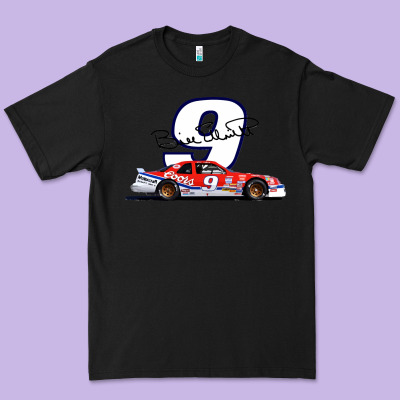 Bill Elliott 1988 Winston Cup 9 Stock Car  Classic Premium Tee Designed By Designpulse