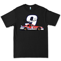 Black Bill Elliott 1988 Winston Cup 9 Stock Car  Classic Premium Tee - DesignPulse