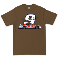 Cacao Bill Elliott 1988 Winston Cup 9 Stock Car  Classic Premium Tee - DesignPulse
