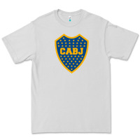 Dove Grey Boca Juniors Premium Tee - DesignPulse