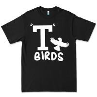 Black t birds greaser thunderbirds 1970s t birds pullover hoodie Premium Tee - DesignPulse