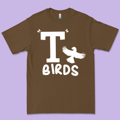 T Birds Greaser Thunderbirds 1970s T Birds Pullover Hoodie Premium Tee Designed By Designpulse