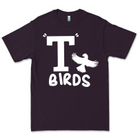 Plum t birds greaser thunderbirds 1970s t birds pullover hoodie Premium Tee - DesignPulse
