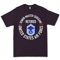 Plum senior master sergeant retired air force retirement gifts t shirt Premium Tee - DesignPulse