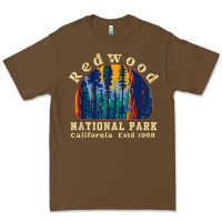 Cacao redwood national park california retro vintage cam Premium Tee - DesignPulse