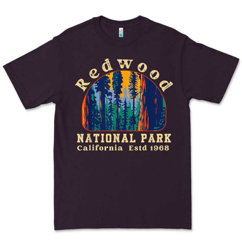 Redwood National Park California Retro Vintage Cam Premium Tee by DesignPulse | Teevron