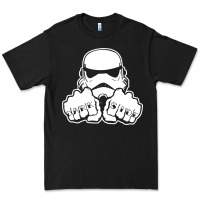 Black dark side knuckle starwars stormtrooper 2 Premium Tee - DesignPulse