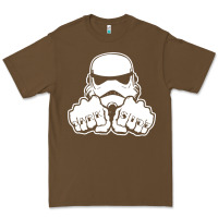 Cacao dark side knuckle starwars stormtrooper 2 Premium Tee - DesignPulse
