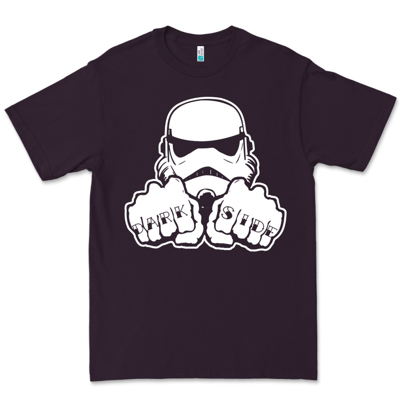 Dark Side Knuckle Starwars Stormtrooper 2 Premium Tee by DesignPulse | Teevron