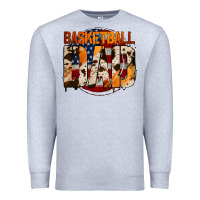 Heather Grey basketball dad Premium Sweatshirt - Jasminsmagicworld