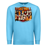 Ocean Blue basketball dad Premium Sweatshirt - Jasminsmagicworld
