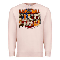 Pale Pink basketball dad Premium Sweatshirt - Jasminsmagicworld