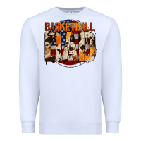 White basketball dad Premium Sweatshirt - Jasminsmagicworld