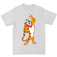 Dove Grey Frosted Flakes Tony The Tiger T Shirt Premium Tee - DesignPulse