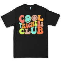 Black cool teachers club funny smile teachers club squad t shirt Premium Tee - DesignPulse