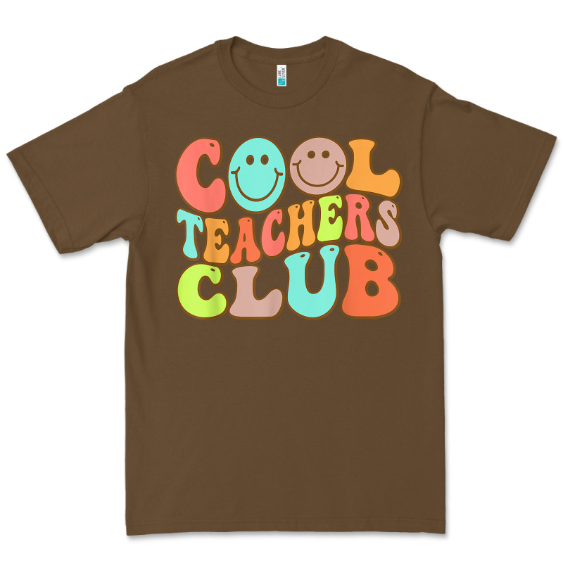Cool Teachers Club Funny Smile Teachers Club Squad T Shirt Premium Tee by DesignPulse | Teevron