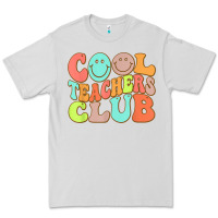 Dove Grey cool teachers club funny smile teachers club squad t shirt Premium Tee - DesignPulse