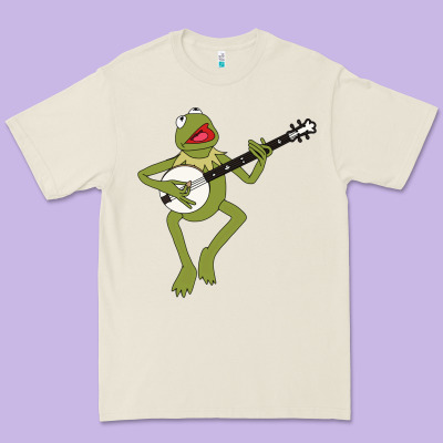 Kermit Playing The Banjo Classic Premium Tee Designed By Designpulse