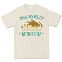 Bone retro boundary waters canoe minnesota Premium Tee - DesignPulse