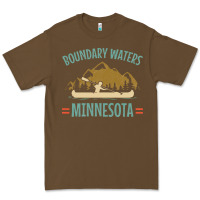 Cacao retro boundary waters canoe minnesota Premium Tee - DesignPulse