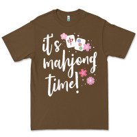 Cacao womens mahjong gift for her mahjong player v neck t shirt Premium Tee - DesignPulse