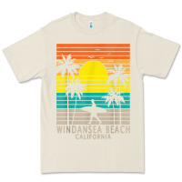 Bone windansea beach california ca surfer surfing surf palm tree Premium Tee - DesignPulse