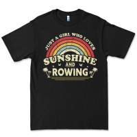 Black Rowing  . Just A Girl Who Loves Sunshine And Rowing Premium Tee - DesignPulse