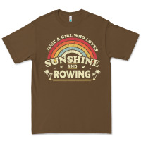 Cacao Rowing  . Just A Girl Who Loves Sunshine And Rowing Premium Tee - DesignPulse