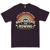 Plum Rowing  . Just A Girl Who Loves Sunshine And Rowing Premium Tee - DesignPulse