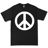 Black Peace Sign Premium Tee - DesignPulse