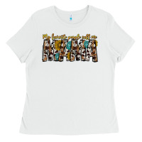 White my favorite peoplle call me mama Ladies Tee - CowhideDigitalArt