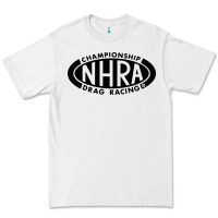 White nhra oval Premium Tee - DesignPulse
