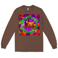 Chestnut halloween red angus bull Long Sleeve Tee - LillyAllenDesigns